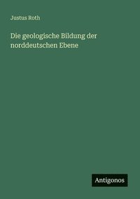 bokomslag geologische Bildung der norddeutschen Ebene