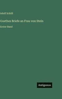 bokomslag Goethes Briefe an Frau von Stein