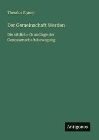 bokomslag Gemeinschaft Werden
