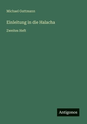 bokomslag Einleitung in die Halacha