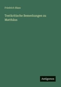 bokomslag Textkritische Bemerkungen zu Matthäus