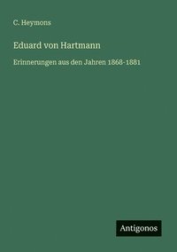 bokomslag Eduard von Hartmann