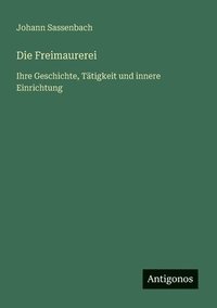 bokomslag Freimaurerei