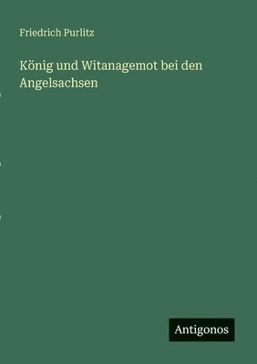 bokomslag König und Witanagemot bei den Angelsachsen