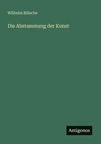 bokomslag Abstammung der Kunst