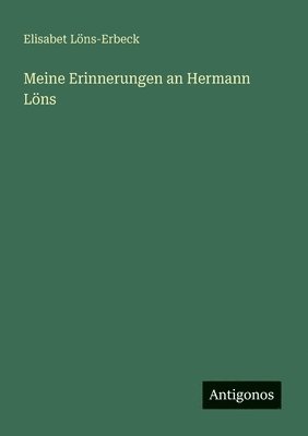 bokomslag Meine Erinnerungen an Hermann Löns