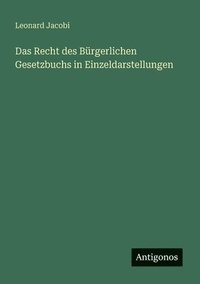 bokomslag Recht des Bürgerlichen Gesetzbuchs in Einzeldarstellungen