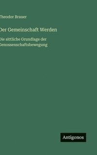bokomslag Gemeinschaft Werden