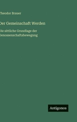 bokomslag Gemeinschaft Werden