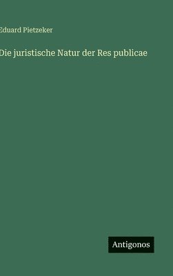 bokomslag Die juristische Natur der Res publicae