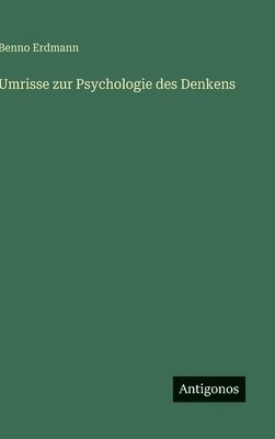 bokomslag Umrisse zur Psychologie des Denkens