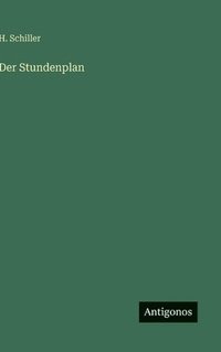 bokomslag Der Stundenplan