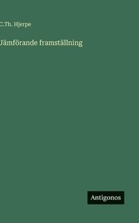 bokomslag Jämförande framställning