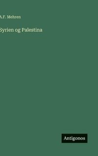 bokomslag Syrien og Palestina