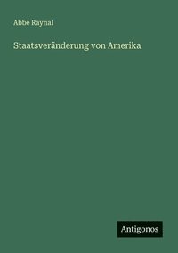 bokomslag Staatsveränderung von Amerika