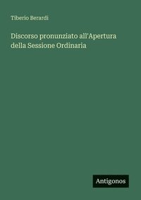 bokomslag Discorso pronunziato all'Apertura della Sessione Ordinaria