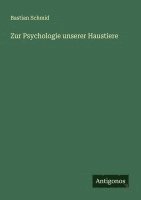 bokomslag Zur Psychologie unserer Haustiere