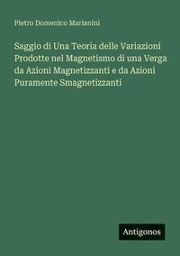 bokomslag Saggio di Una Teoria delle Variazioni Prodotte nel Magnetismo di una Verga da Azioni Magnetizzanti e da Azioni Puramente Smagnetizzanti