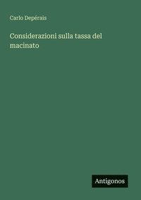 bokomslag Considerazioni sulla tassa del macinato