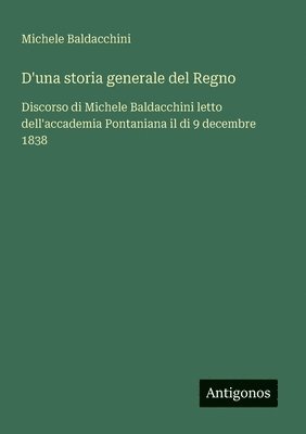 bokomslag D'una storia generale del Regno