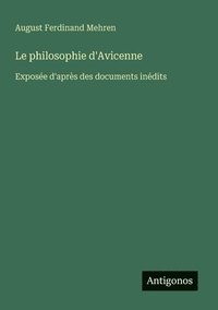 bokomslag philosophie d'Avicenne