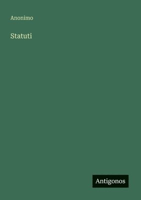 bokomslag Statuti