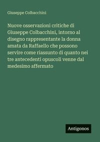 bokomslag Nuove osservazioni critiche di Giuseppe Colbacchini, intorno al disegno rappresentante la donna amata da Raffaello che possono servire come riassunto di quanto nei tre antecedenti opuscoli venne da...