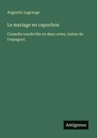 bokomslag mariage en capuchon