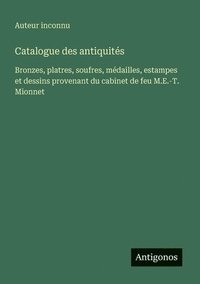 bokomslag Catalogue des antiquités