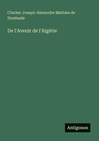 bokomslag De l'Avenir de l'Algérie