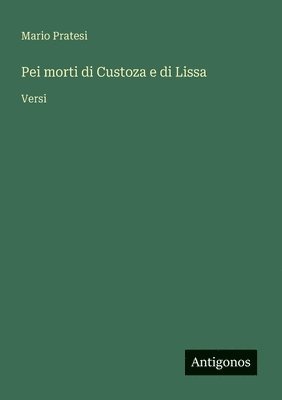 bokomslag Pei morti di Custoza e di Lissa