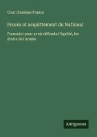 bokomslag Procès et acquittement du National