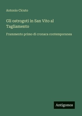 bokomslag Gli ostrogoti in San Vito al Tagliamento