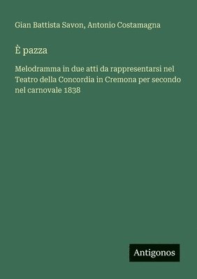 bokomslag È pazza