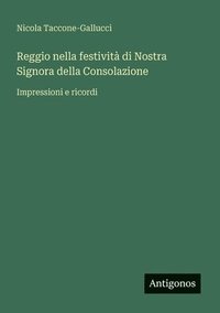bokomslag Reggio nella festività di Nostra Signora della Consolazione