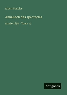 Almanach des spectacles