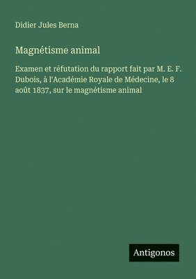 bokomslag Magnétisme animal