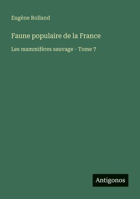 Faune populaire de la France