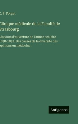 bokomslag Clinique médicale de la Faculté de Strasbourg