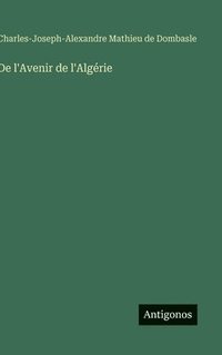 bokomslag De l'Avenir de l'Algérie