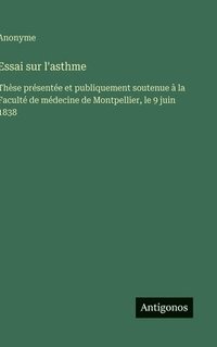 bokomslag Essai sur l'asthme