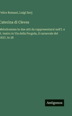 bokomslag Caterina di Cleves