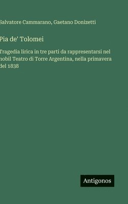 bokomslag Pia de' Tolomei