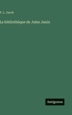 bokomslag bibliothèque de Jules Janin
