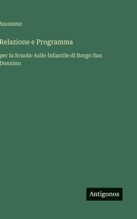 bokomslag Relazione e Programma
