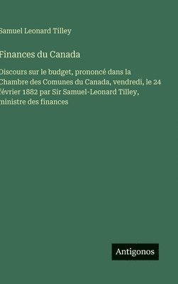 bokomslag Finances du Canada