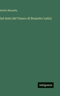 bokomslag Sul testo del Tesoro di Brunetto Latini