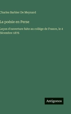 bokomslag La poésie en Perse