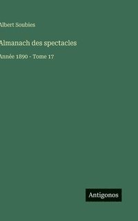 bokomslag Almanach des spectacles