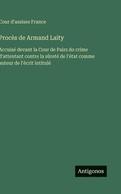 bokomslag Procès de Armand Laity